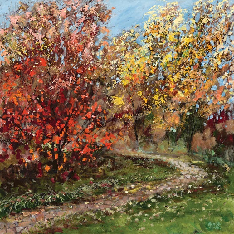 Hilltop Autumn by Meredith Howse wall art