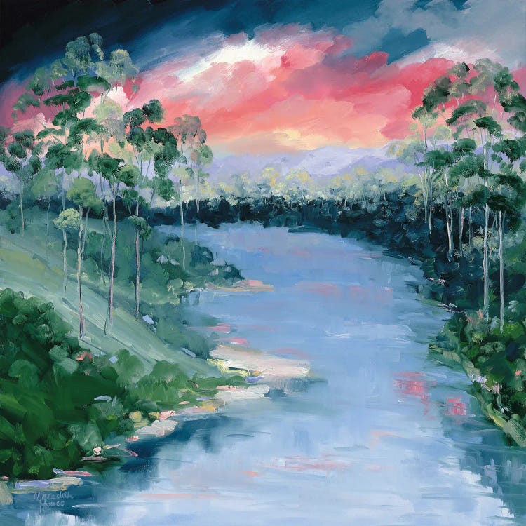 Dancing Light At Little Yabba by Meredith Howse wall art