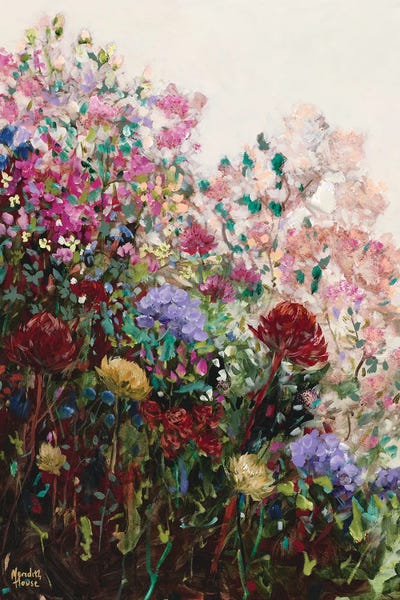 Flower Vintage Garden by Meredith Howse canvas print