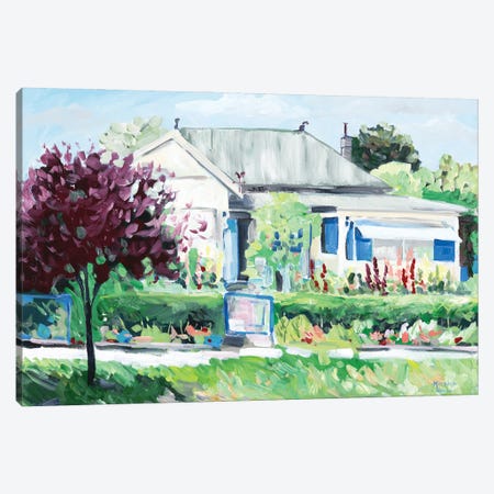 Cottage Garden Canvas Print #MHW13} by Meredith Howse Canvas Art Print