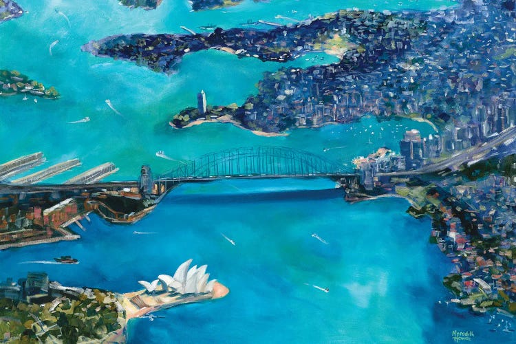 Sydney Harbour by Meredith Howse wall art