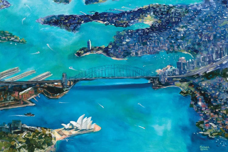 Sydney Harbour View by Meredith Howse wall art