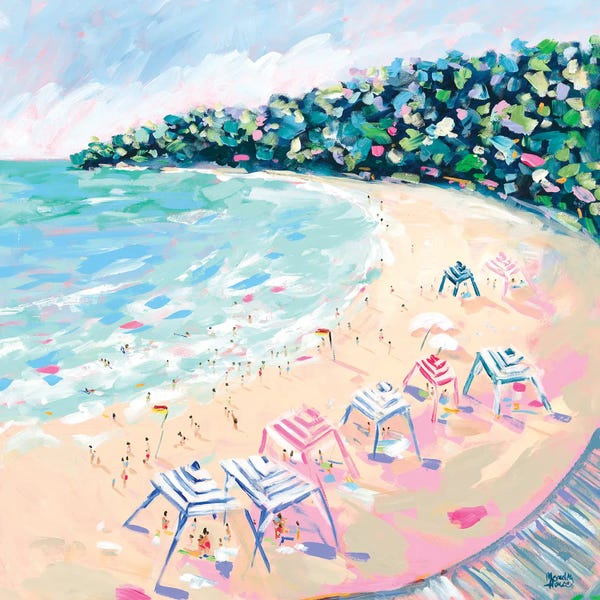 Large Coastal Art - Canvas Prints: Noosa Days by Meredith Howse