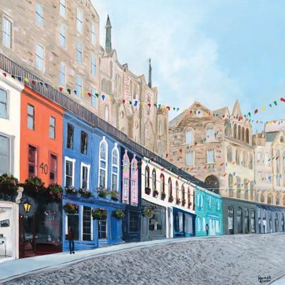 Victoria Street, Edinburgh by Meredith Howse canvas print