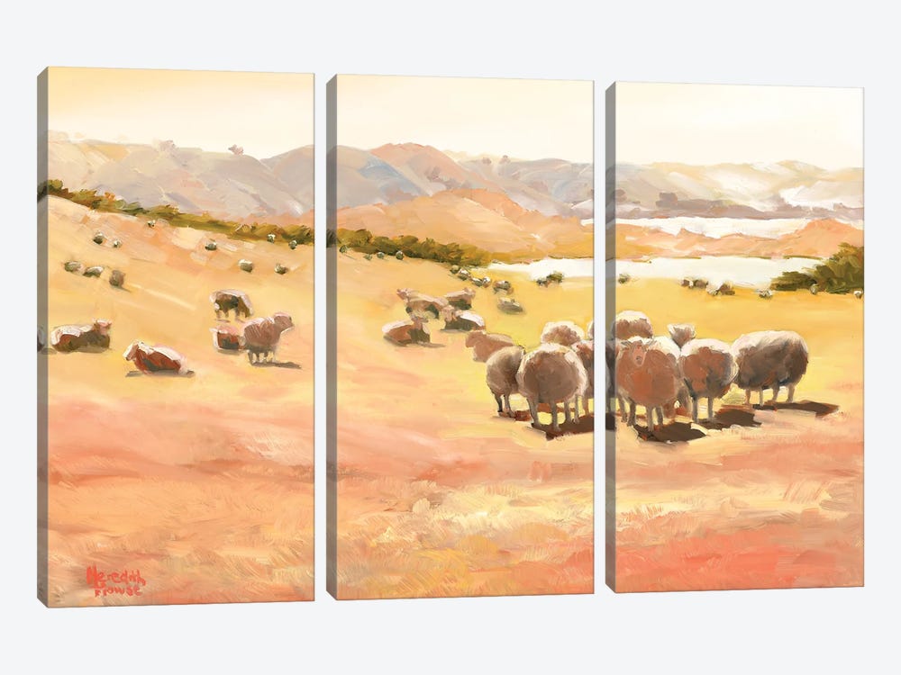 Directors Conference At Hill by Meredith Howse 3-piece Canvas Artwork