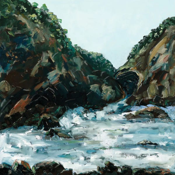Meredith Howse: Seal Rocks Sea Cave by Meredith Howse