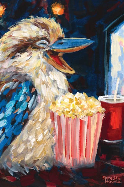 Meredith Howse - Unframed Prints: Kookaburra Popcorn by Meredith Howse