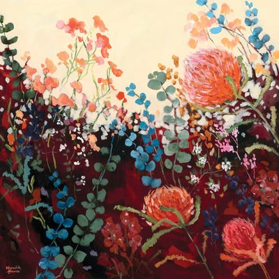 Meredith Howse - Unframed Prints: Orange Iris Vintage by Meredith Howse