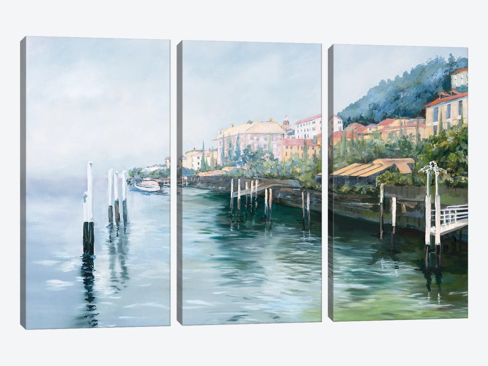 Lake Como by Meredith Howse 3-piece Canvas Art Print