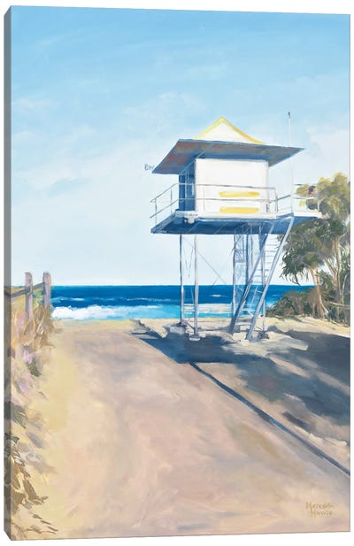 Life Guard Tower At Curramundi Canvas Art Print - Meredith Howse