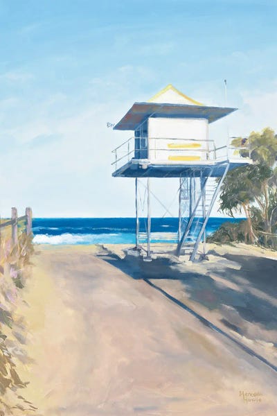 Meredith Howse: Life Guard Tower At Curramundi by Meredith Howse