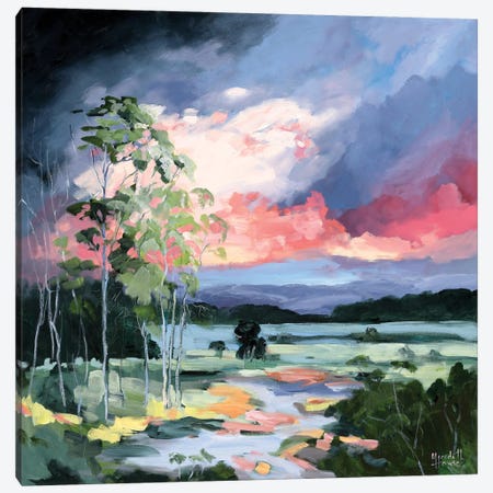 Sundown Canvas Print #MHW32} by Meredith Howse Art Print