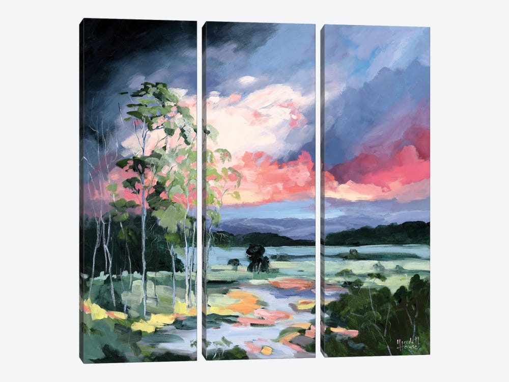 Sundown by Meredith Howse 3-piece Canvas Art Print