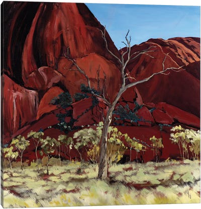 Uluru II Canvas Art Print - Mountain Art
