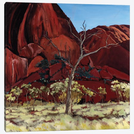 Uluru II Canvas Print #MHW34} by Meredith Howse Canvas Art