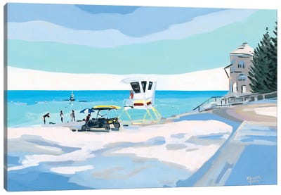 Cottesloe Beach Canvas Art Print - Sandy Beach Art