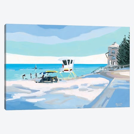 Cottesloe Beach Canvas Print #MHW37} by Meredith Howse Canvas Wall Art