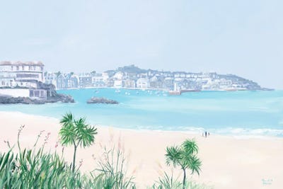 St Ives Harbour by Meredith Howse multi panel art