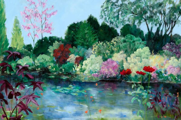 Tranquil Gardens: Giverny Water Lily Pond by Meredith Howse