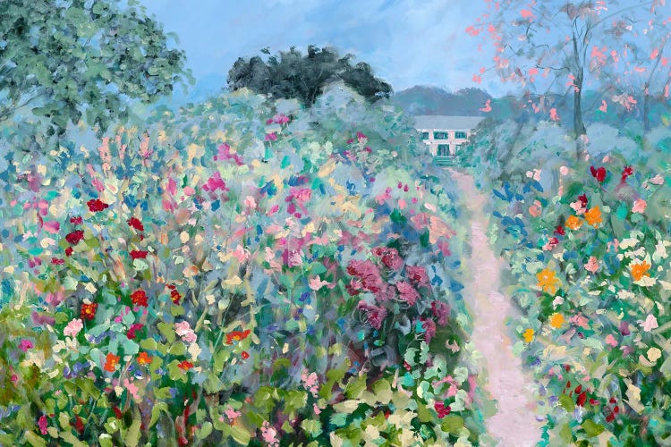 Giverny Flower Path by Meredith Howse wall art