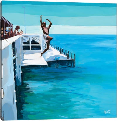 Busselton Jetty Canvas Art Print - Meredith Howse
