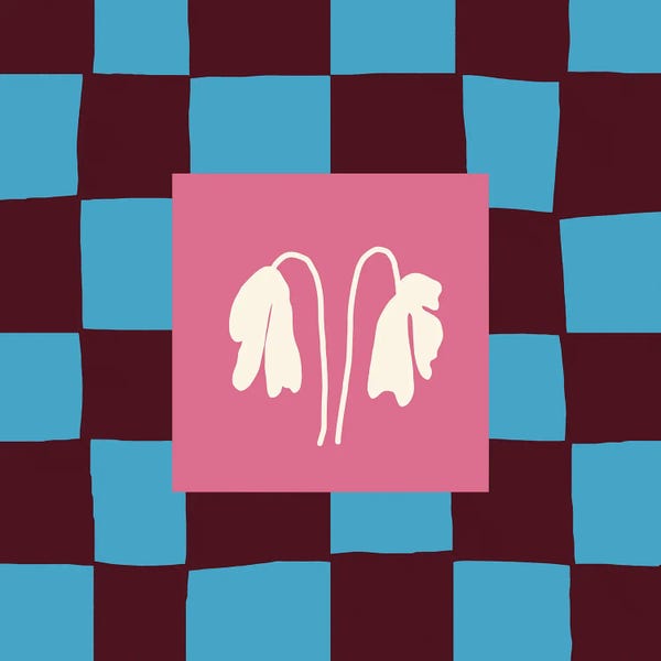 Gingham: Together In Checkerboard by Miho Art Studio