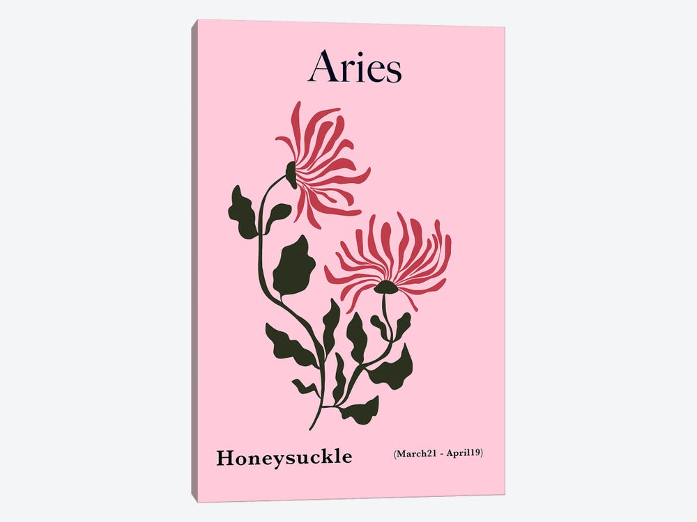Aries Honeysuckle by Miho Art Studio 1-piece Canvas Artwork