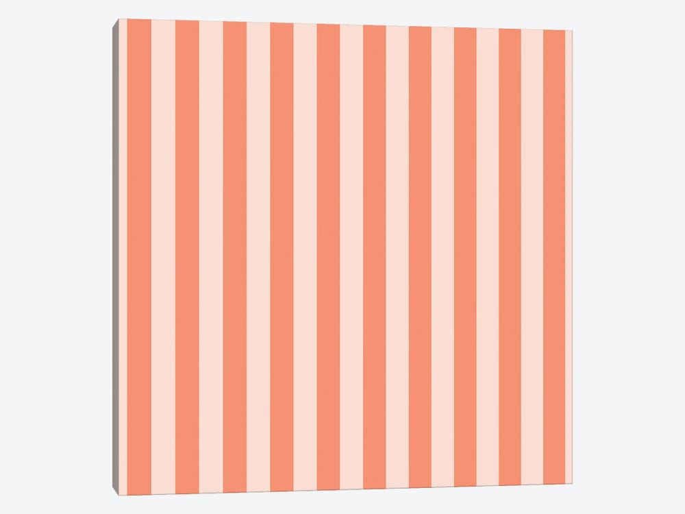 Baby Orange Stripe by Miho Art Studio 1-piece Canvas Art