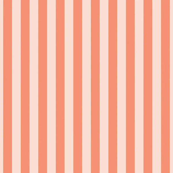 Stripes: Baby Orange Stripe by Miho Art Studio