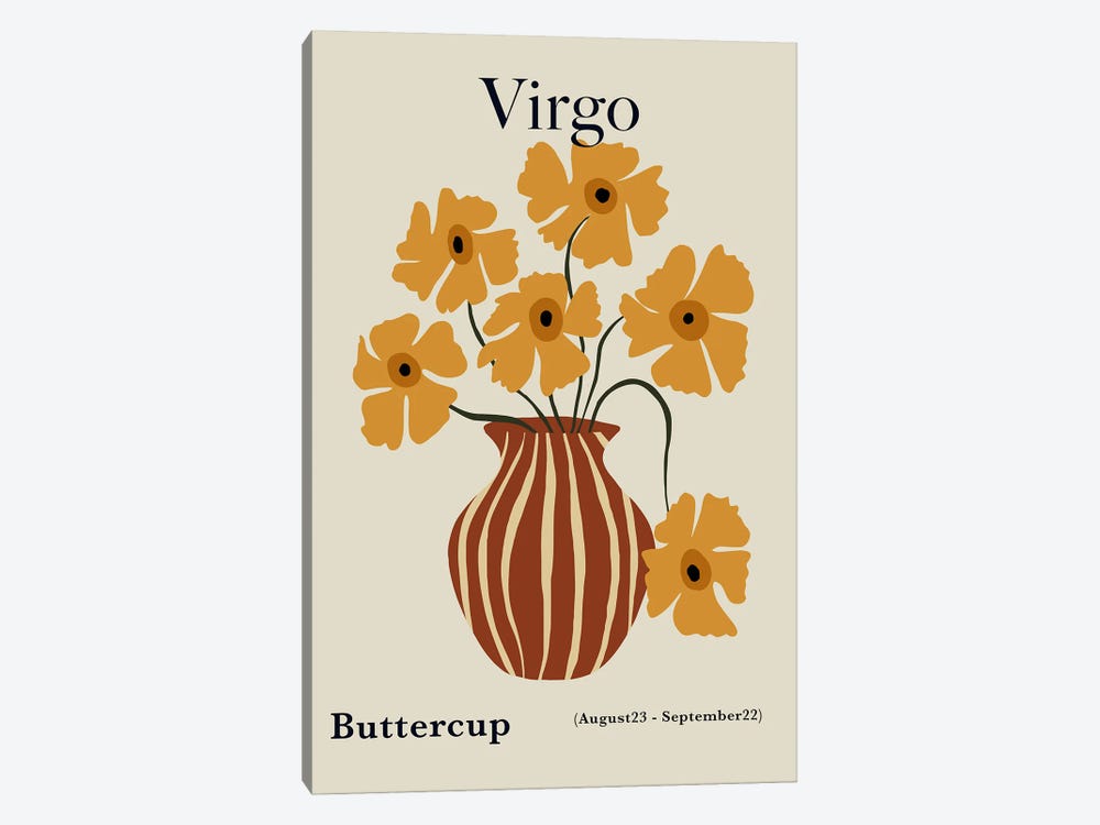 Virgo Buttercup by Miho Art Studio 1-piece Art Print
