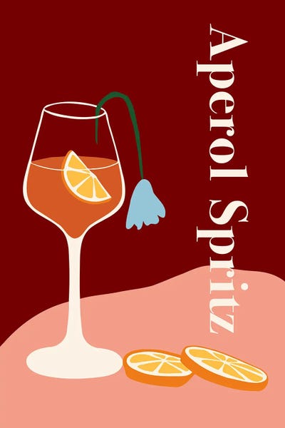 Aperol Spritz: Aperol Spritz by Miho Art Studio