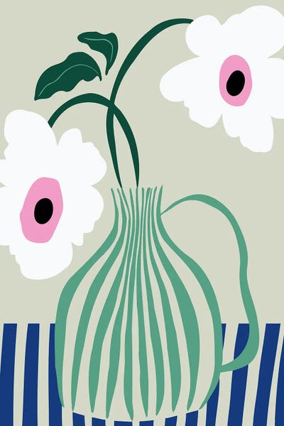 Floral Pottery Delight