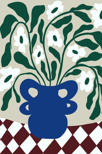 Pottery Petals by Miho Art Studio multi panel art