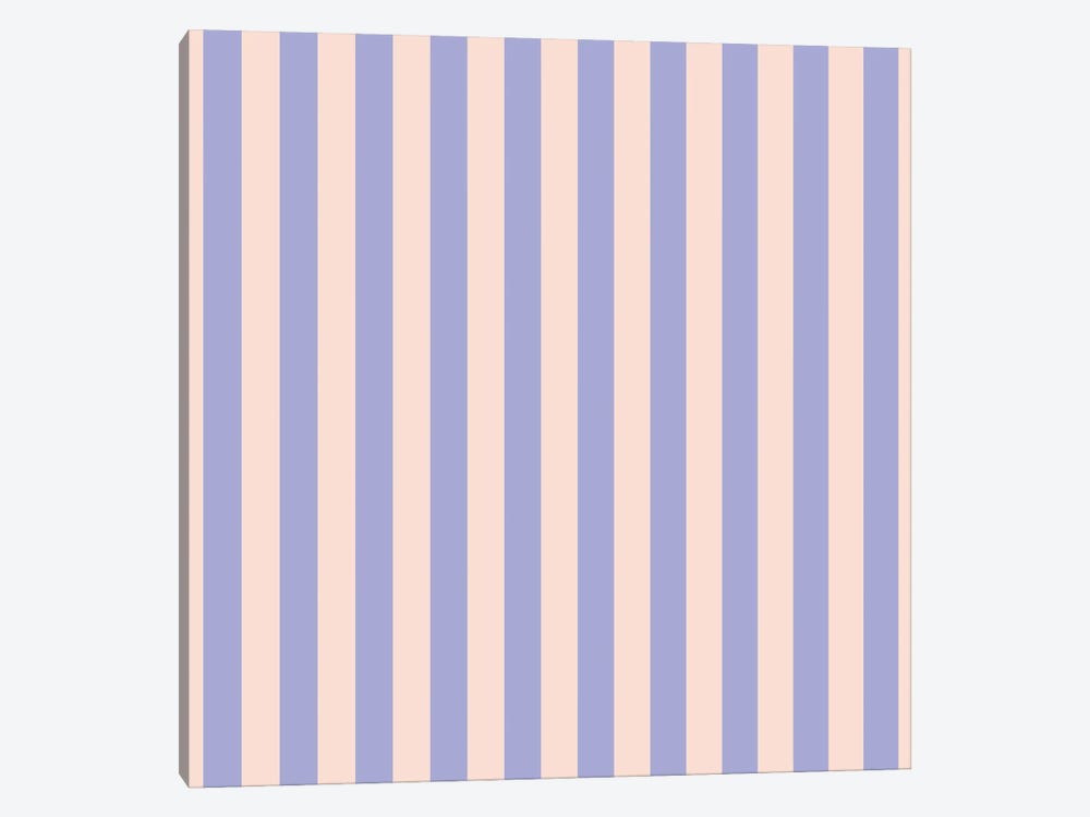 Bold Purple Stripe by Miho Art Studio 1-piece Canvas Print