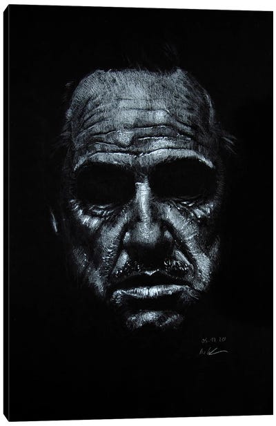 Marlon Brando Canvas Art Print - Marc Lehmann
