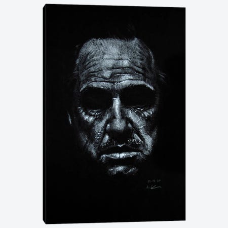 Marlon Brando Canvas Print #MHZ12} by Marc Lehmann Canvas Wall Art