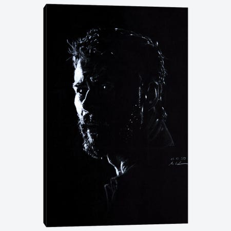 Chris Hemsworth Canvas Print #MHZ13} by Marc Lehmann Canvas Artwork