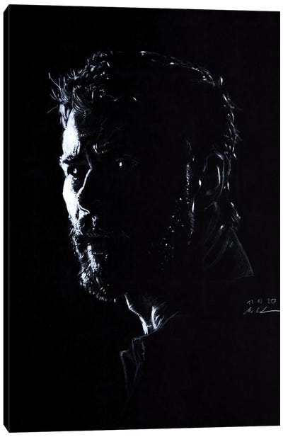 Chris Hemsworth Canvas Art Print - Marc Lehmann