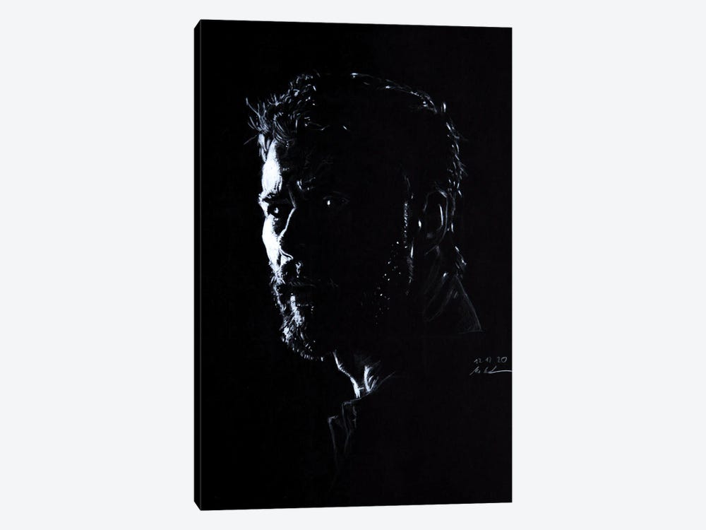 Chris Hemsworth by Marc Lehmann 1-piece Canvas Print