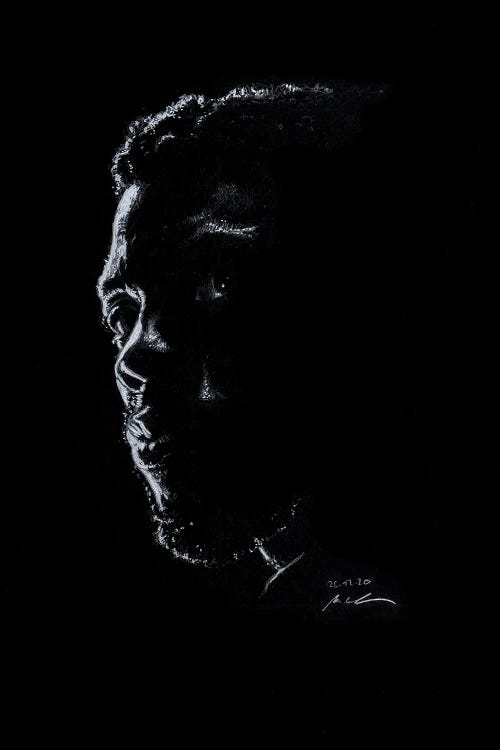 Chadwick Boseman by Marc Lehmann wall art