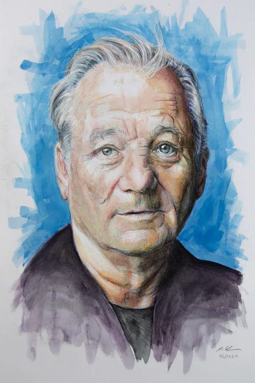 Bill Murray by Marc Lehmann wall art