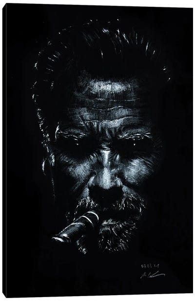 Arnold Schwarzenegger Canvas Art Print - Marc Lehmann