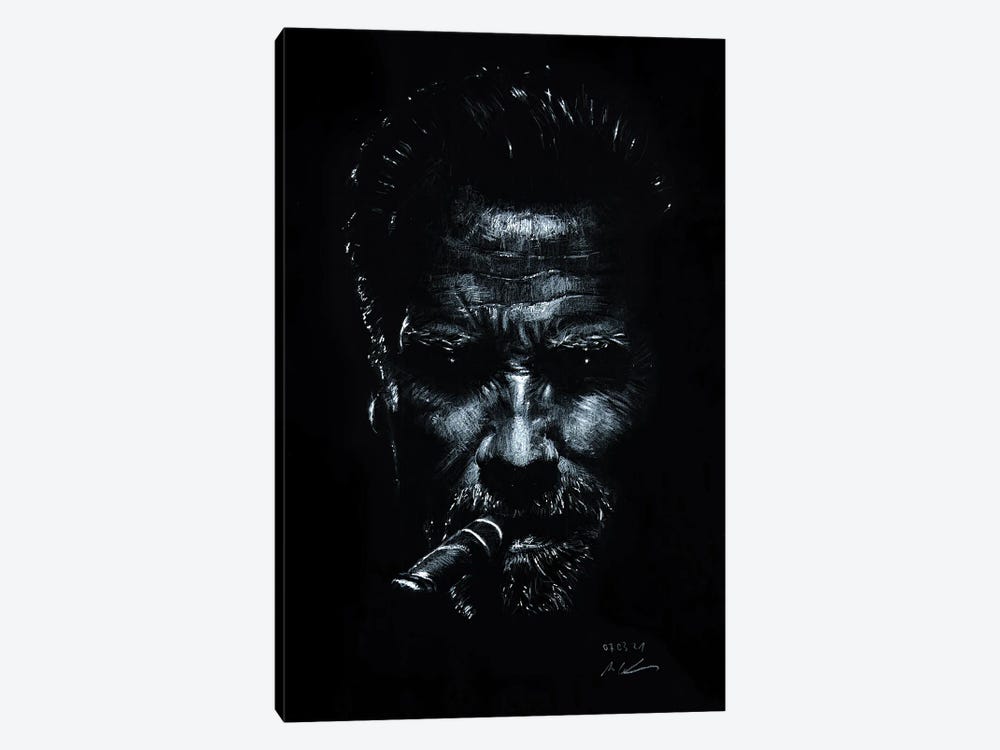Arnold Schwarzenegger by Marc Lehmann 1-piece Canvas Art Print