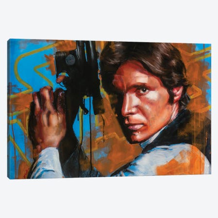 Han Solo Canvas Print #MHZ26} by Marc Lehmann Canvas Artwork