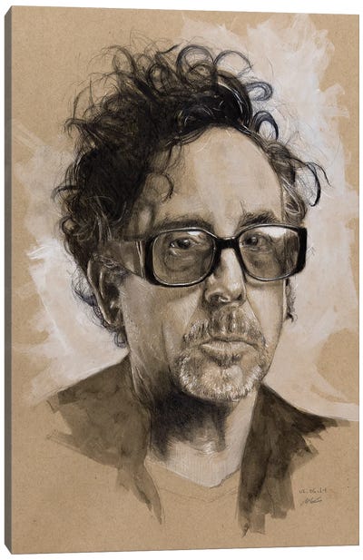 Tim Burton Canvas Art Print - Marc Lehmann
