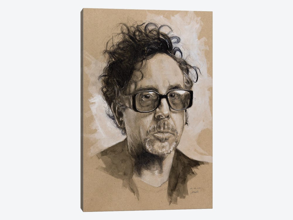 Tim Burton by Marc Lehmann 1-piece Canvas Art