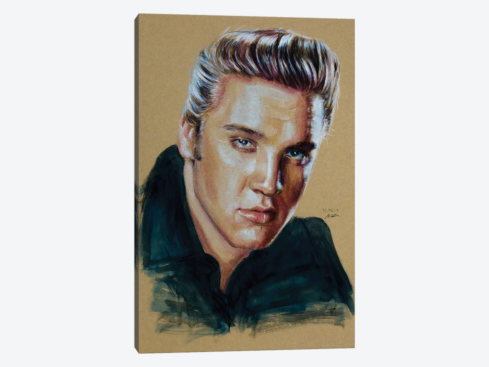 Elvis Presley by Marc Lehmann 1-piece Canvas Print