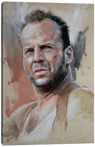 Bruce Willis Canvas Art Print