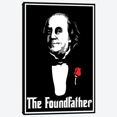 The Foundfather Canvas Print #MIE106} by Cristian Mielu Canvas Wall Art