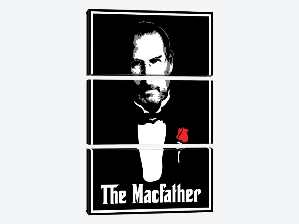 The Macfather by Cristian Mielu 3-piece Canvas Artwork